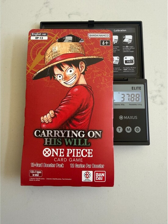 Bandai Namco Other - One Piece OP-13 Carrying On His Will Pack ENGLISH Sealed HEAVY 37.88g